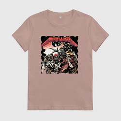 Женская футболка METALLICA HARD ROCK