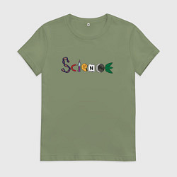Женская футболка Science