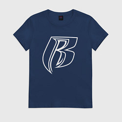 Футболка хлопковая женская RUFF RYDERS DMX, цвет: тёмно-синий