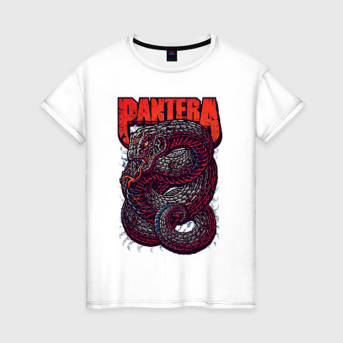 Женская футболка Pantera / Белый – фото 1