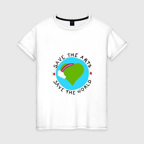 Женская футболка Планета Земля / Белый – фото 1