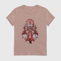 Женская футболка Данте в розах