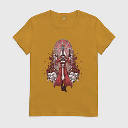 Женская футболка Данте в розах