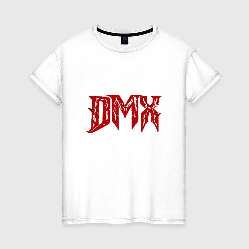 Женская футболка DMX Logo / Белый – фото 1