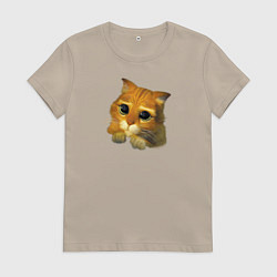 Женская футболка Шрек: Кот в сапогах