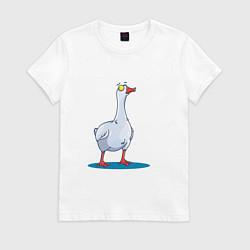 Женская футболка Гусь