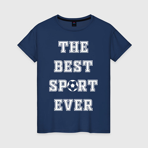 Женская футболка BEST SPORT / Тёмно-синий – фото 1