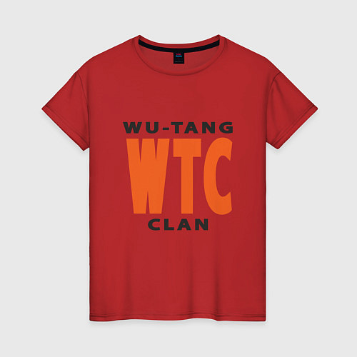 Женская футболка Wu-Tang WTC / Красный – фото 1