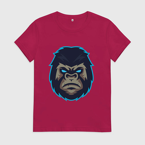 Женская футболка Gorilla / Маджента – фото 1