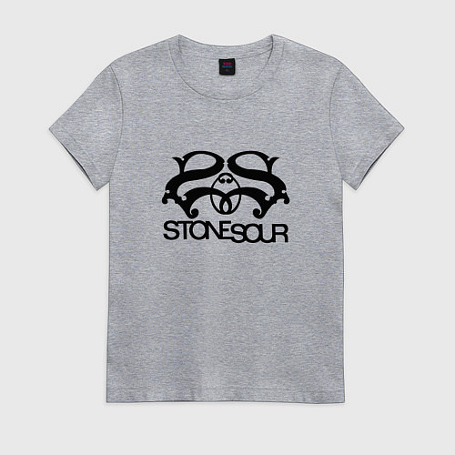 Женская футболка Stone sour / Меланж – фото 1