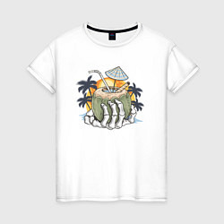 Женская футболка Тропический коктейль