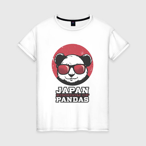 Женская футболка Japan Kingdom of Pandas / Белый – фото 1