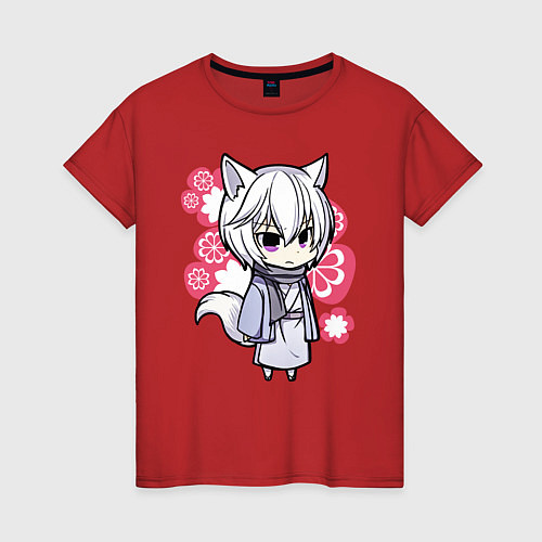 Женская футболка Chibi Tomoe / Красный – фото 1