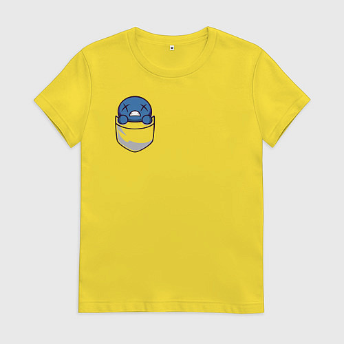 Женская футболка Blind Isaac / Желтый – фото 1