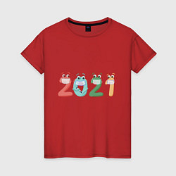 Женская футболка Двадцать первый год