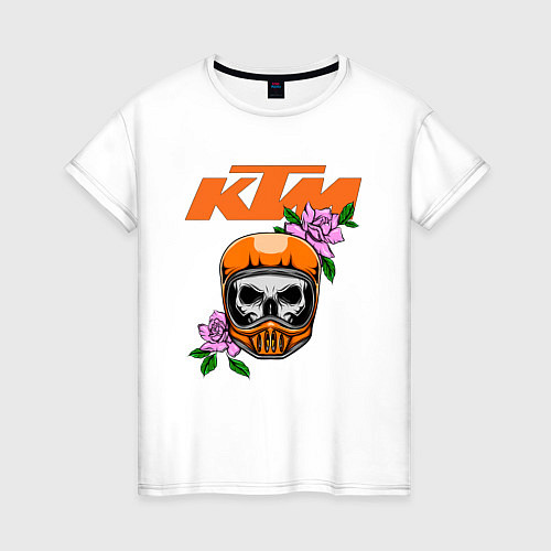 Женская футболка KTM RALLY LIFE Z / Белый – фото 1