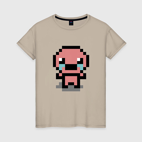 Женская футболка Pixel isaac / Миндальный – фото 1