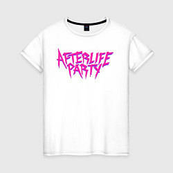Женская футболка Afterlife Party