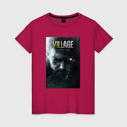 Женская футболка Resident Evil Village / Маджента – фото 1
