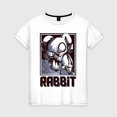 Женская футболка Rabbit / Белый – фото 1