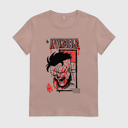 Футболка хлопковая женская НЕУЯЗВИМЫЙ INVINCIBLE, цвет: пыльно-розовый