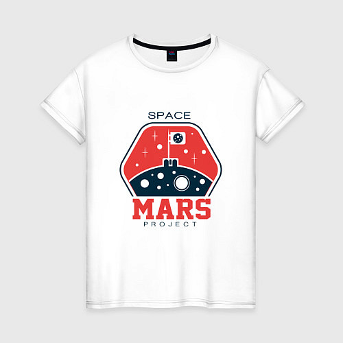 Женская футболка Mars Project / Белый – фото 1