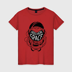 Женская футболка Нужно больше космоса