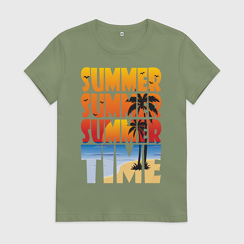 Женская футболка SUMMER TIME / Авокадо – фото 1