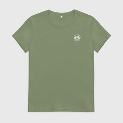 Футболка хлопковая женская Five Finger Death Punch 5FDP, цвет: авокадо