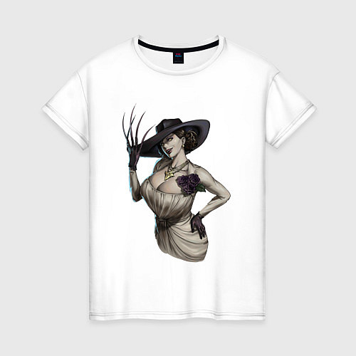 Женская футболка Прекрасная Димитреску / Белый – фото 1