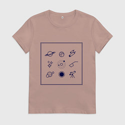 Женская футболка Астрономия