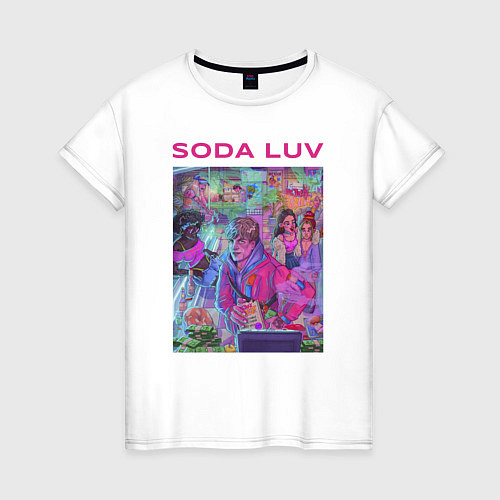 Женская футболка SODA LUV / Белый – фото 1