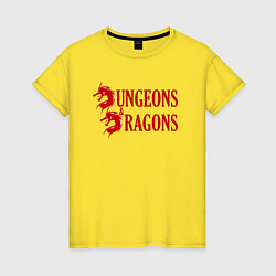 Женская футболка Dungeons and Dragons Драконы