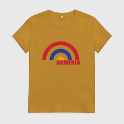 Женская футболка Армения Armenia