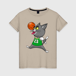 Женская футболка Jordan Cat