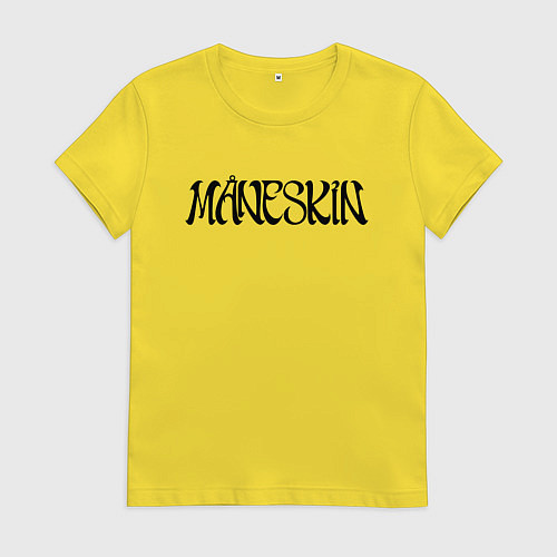 Женская футболка Maneskin / Желтый – фото 1