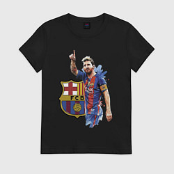 Женская футболка Lionel Messi Barcelona Argentina!