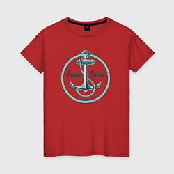 Женская футболка Дух океана