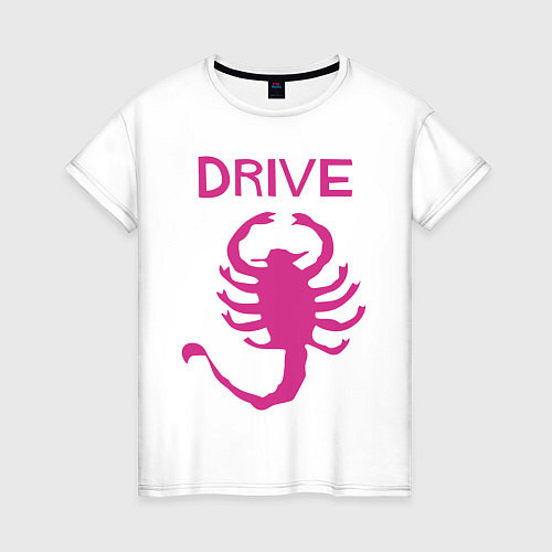 Женская футболка DRIVE / Белый – фото 1