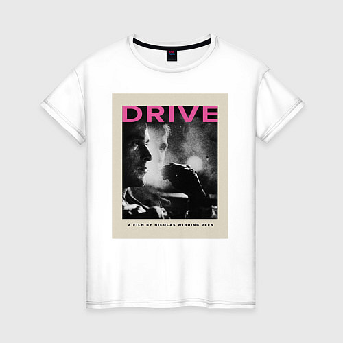 Женская футболка Drive / Белый – фото 1