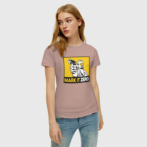 Женская футболка Mark It Zero Большой Лебовски / Пыльно-розовый – фото 3