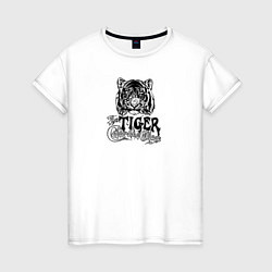 Женская футболка Tiger Тигр