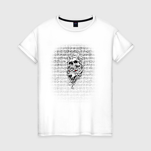 Женская футболка Скандинавские символы / Белый – фото 1
