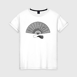 Женская футболка Японский веер