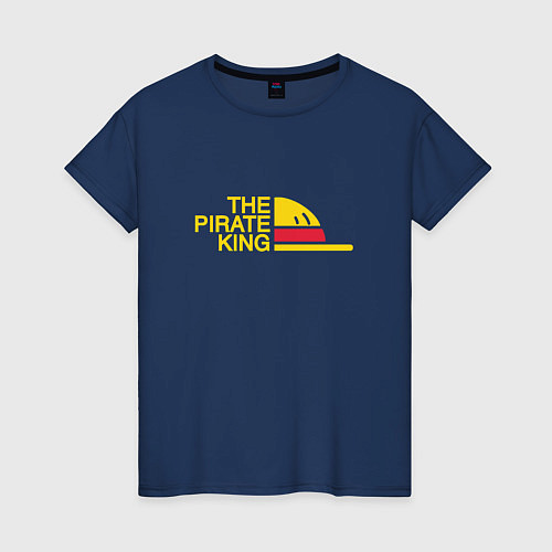 Женская футболка THE PIRATE KING / Тёмно-синий – фото 1