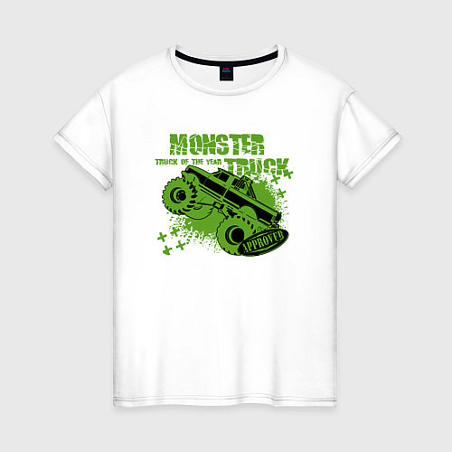 Женская футболка Monster Truck / Белый – фото 1