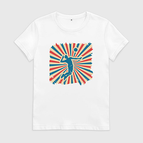 Женская футболка Style Volleyball / Белый – фото 1