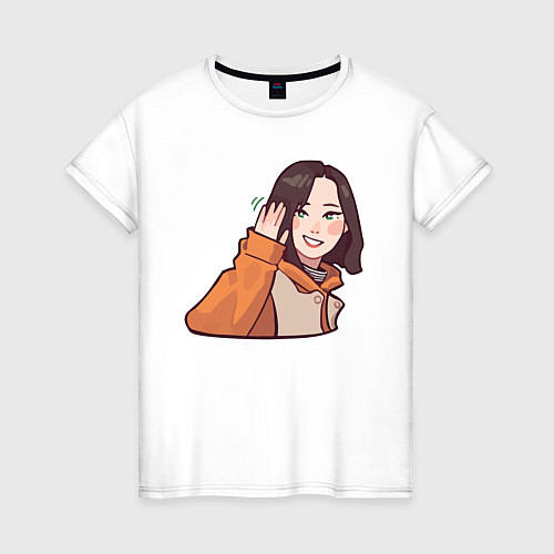 Женская футболка Haseul / Белый – фото 1