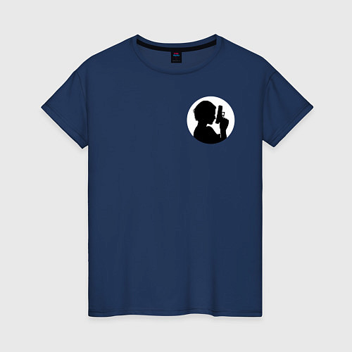 Женская футболка RE3 Jill Valentine / Тёмно-синий – фото 1