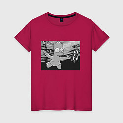 Женская футболка Simpsons x Nirvana